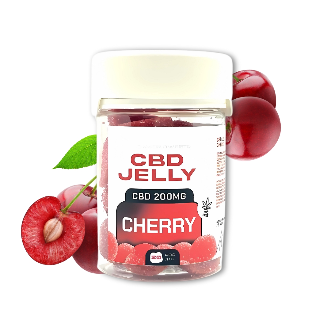 CBD Jelly 200 mg - višeň