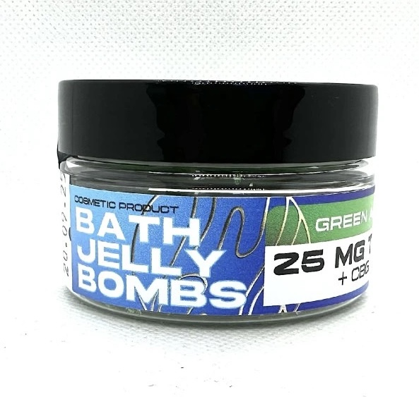 THC Bath Jelly bombs | Green Apple 5ks
